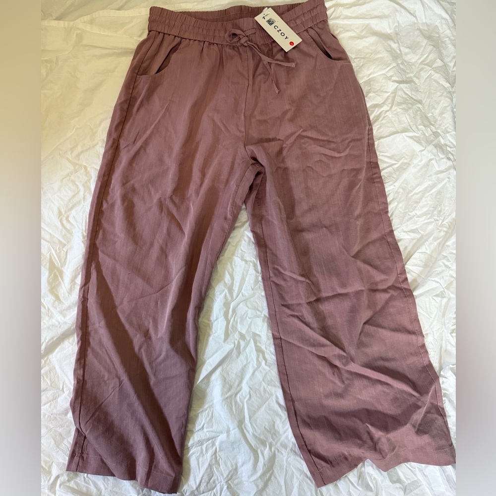 Amazon Women's Mauve Straight Leg Pants